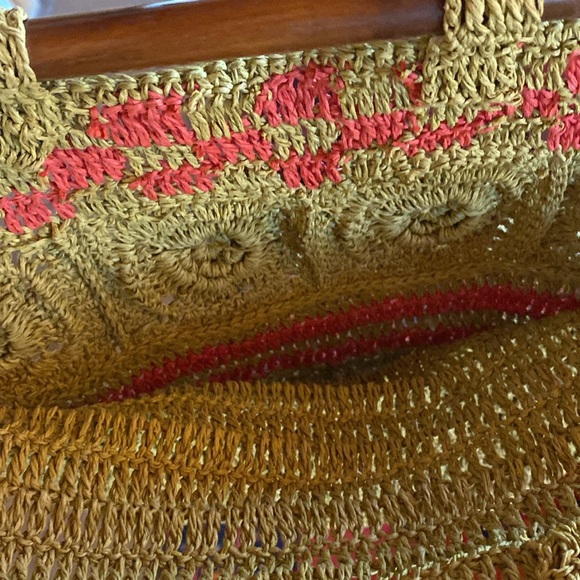 Vintage 70’s Crocheted Tote - Picture 5 of 6